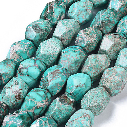Natural Imperial Jasper Beads Strands G-G770-03-1