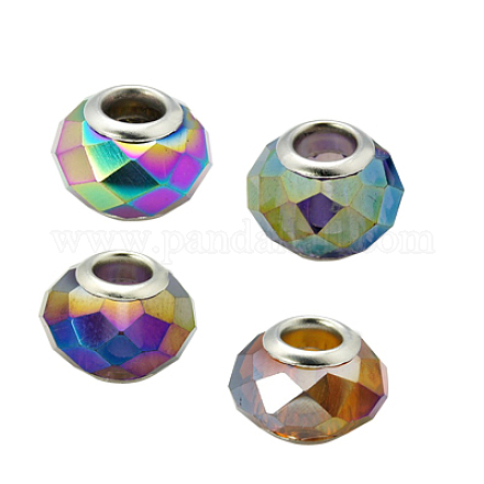 Glass European Beads GPDL-H006-M-1