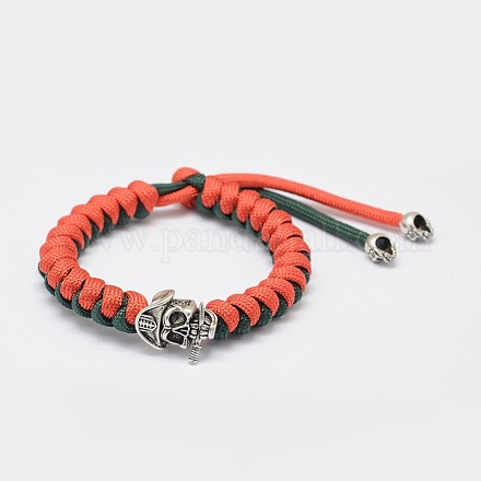 Nylon Cord Bracelets BJEW-P199-16AS-1