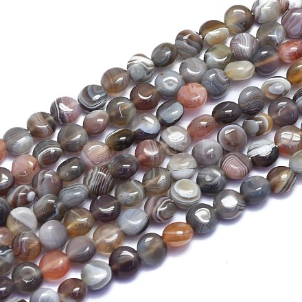 Natur Botswana Achat Perlen Stränge G-K310-D01-8mm-1