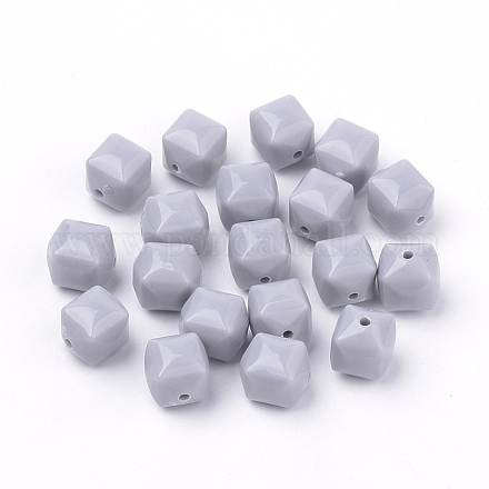 Opaque Acrylic Beads SACR-R902-08-1