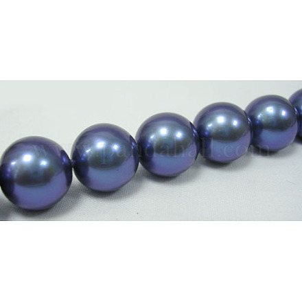 Chapelets de perles de coquille X-SP8MM637-1
