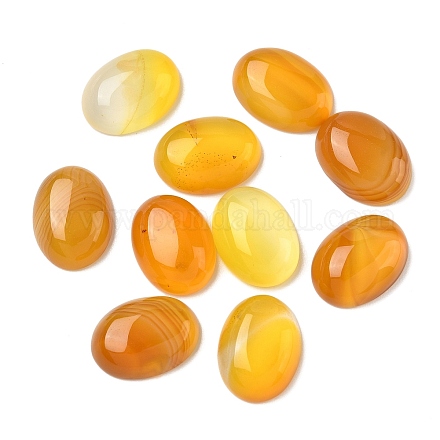 Cabochon naturali giallo agata&nbsp;G-G145-01B-61A-1