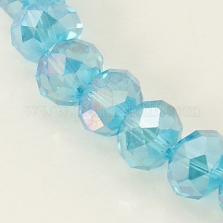 Chapelets de perles en verre électroplaqué X-GR8MMY-68AB-1