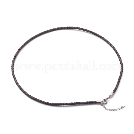 Braided Waxed Polyester Cord Necklaces Making NJEW-Z011-03P-B-1