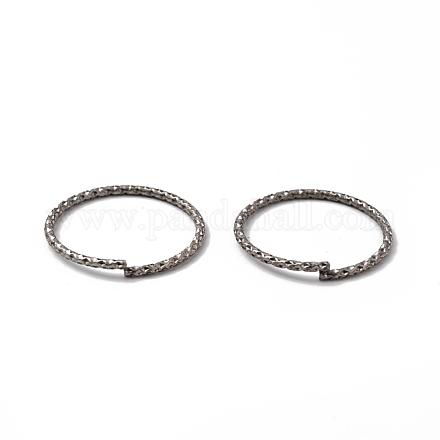 304 Stainless Steel Open Jump Rings Twist Ring STAS-Z015-31A-1