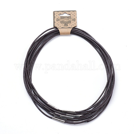 Rindslederband Halskette Herstellung MAK-G003-04A-1