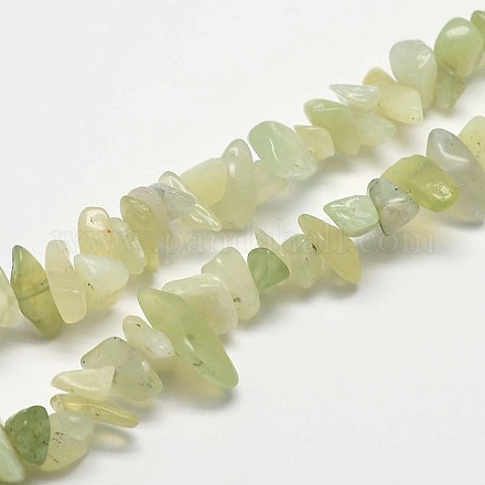 Scheggiare naturali nuove perle di giada fili G-N0144-01-1