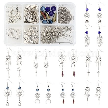 Kit per la creazione di orecchini pendenti fai da te sunnyclue DIY-SC0016-84-1