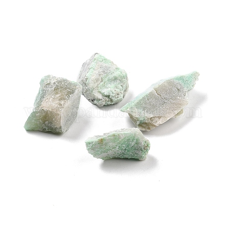 Грубые натуральные зеленые бусины из лунного камня G-D457-03-1