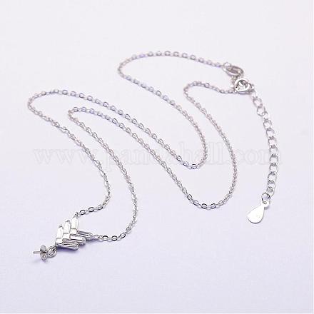 925 Sterling Silver Necklace Making STER-F023-100-1
