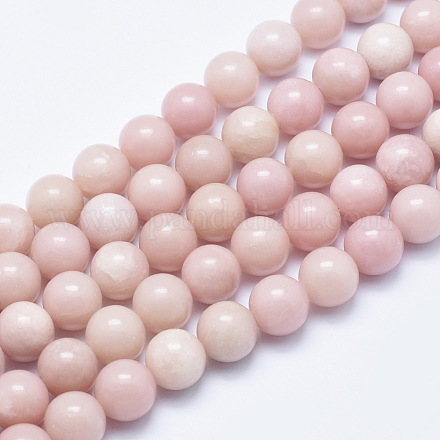 Natural Pink Opal Beads Strands G-E444-28-6mm-1