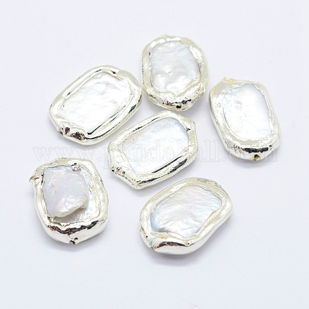 Perle coltivate d'acqua dolce perla naturale PEAR-F006-70S-1