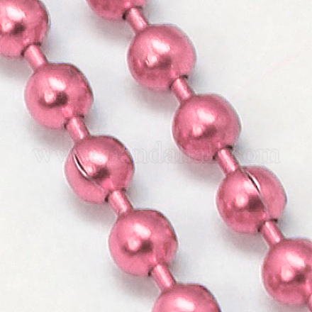 Iron Ball Bead Chains CH-E002-1.5mm-Y04-1