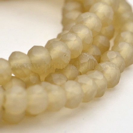 Fili di perle di vetro rondelle sfaccettate con perla lucentezza EGLA-J054-3x2mm-PL03-1