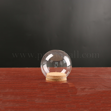 High Borosilicate Glass Dome Cover DJEW-PW0001-22A-1