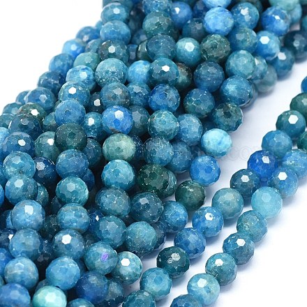 Chapelets de perles en apatite naturelle G-O180-12-7mm-1