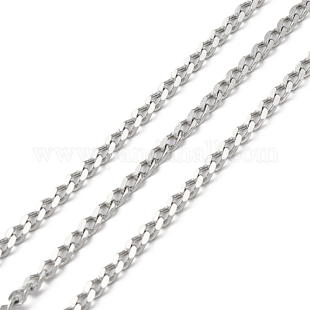 304 cadena facetada de acero inoxidable. CHS-G027-07P-1