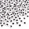 500Pcs Acrylic Beads, with Horizontal Hole, Letter, Flat Round, Letter W, 7x4mm, Hole: 1mm