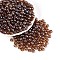 Transparent Glass Seed Beads, Glazing Style, Round, Peru, 6mm, Hole: 1.2mm, about 1500pcs/pound