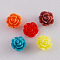Resin Cabochons, Flower, Mixed Color, 13x7mm