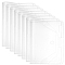 Plastic Book Covers, Rectangle, Clear, 295x200x0.5mm