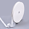 5/8 inch Single Face Velvet Ribbon, White, 5/8 inch(15.9mm), about 25yards/roll(22.86m/roll)