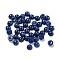 Dyed Natural Lapis Lazuli Cabochons, Dyed, Half Round, 3x1.5mm