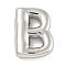Non-Tarnish 304 Stainless Steel Pendants, Balloon Letter Charm, Letter B, 21.5x16x5mm, Hole: 2mm
