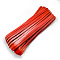 Cowhide Cord, Red, 5x2mm, about 100yard/bundle(300 feet/bundle)