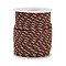 Nylon Braided Cord, Milan Cords Woven Thread for Bracelet Jewelry Making, Colorful, 3mm, about 21.87 Yards(20m)/Roll