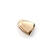 Alloy Zipper Stopper, Zipper Ends with Screw, Repair Replacement, for Sewing DIY Craft Bag Luggage, Rectangle, Light Gold, 18x11mm