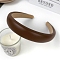 PU Leather Hair Bands, Saddle Brown, 159x140mm