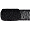 Paillette Tassel Polyester Ribbon Trim, Clothes Accessories, Black, 5-7/8 inch(150mm)