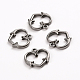 304 Stainless Steel Toggle Clasps Parts STAS-D142-06B-P-1