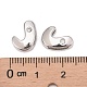 Perles coulissantes de lettre pour la fabrication de bracelet de montre X-ALRI-O012-J-NR-3