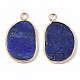 Naturales lapis lazuli colgantes G-S359-019A-2