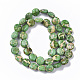 Brins de perles de jaspe impérial naturel G-S355-87A-04-2