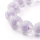 Set di braccialetti elasticizzati con perline acriliche trasparenti per bambini BJEW-JB06502-6