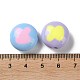 Perles acryliques opaques bicolores SACR-I005-10A-3