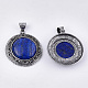 Naturales lapis lazuli colgantes G-S353-02-2