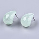 Серьги-кольца из прозрачной пластмассы EJEW-T012-03-B04-3