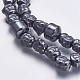 Non-magnetic Synthetic Hematite Mala Beads Necklaces NJEW-K096-08-3