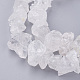 Granos de cristal de cuarzo natural hebras X-G-F336-03-1