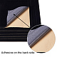 BENECREAT 40PCS Velvet (Black) Fabric Sticky Back Adhesive Back Sheets TOOL-BC0008-11A-4