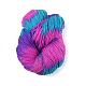 4-Ply Acrylic Fibers Yarn, for Weaving, Knitting & Crochet, Segment Dyed, Colorful, 0.3mm