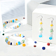 Perlas de vidrio de color sólido opaco pandahall elite GLAA-PH0001-07-6