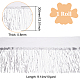 PVC Sequin/Paillette Tassel Fringe Polyester Ribbon DIY-WH0308-297A-2