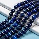 Natural Lapis Lazuli Beads Strands X-G-G087-8mm-6