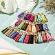 PH PandaHall PandaHall Elite Assorted Colors Tassel Pendants Faux Suede Tassel with Caps for Arts Crafts DIY Accessories FIND-PH0015-03G-6